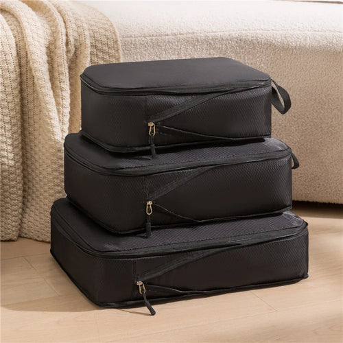 Set d'organisateurs de valise 3 pièces - Compressibles & Imperméables