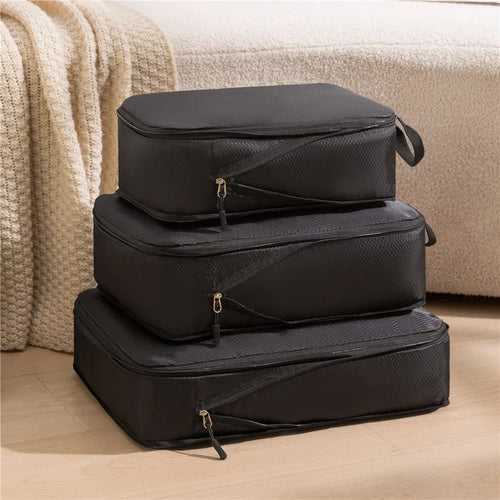 Set d'organisateurs de valise 3 pièces - Compressibles & Imperméables