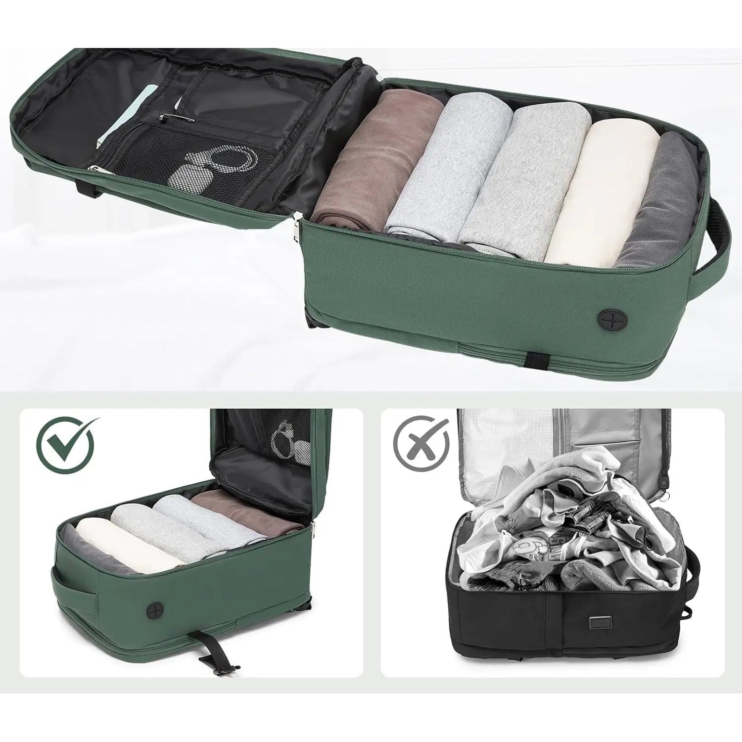 Sac a dos cabine KONO 40x30x20 - Ryanair et Eurowings