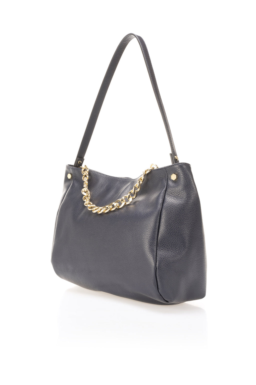 Sac à main cuir femme porté épaule, format cabine - L'Adriatique