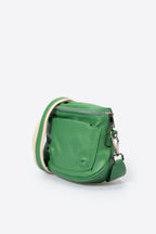 Sac bandoulière La Ravenne - cuir, Made in Italy - Vert