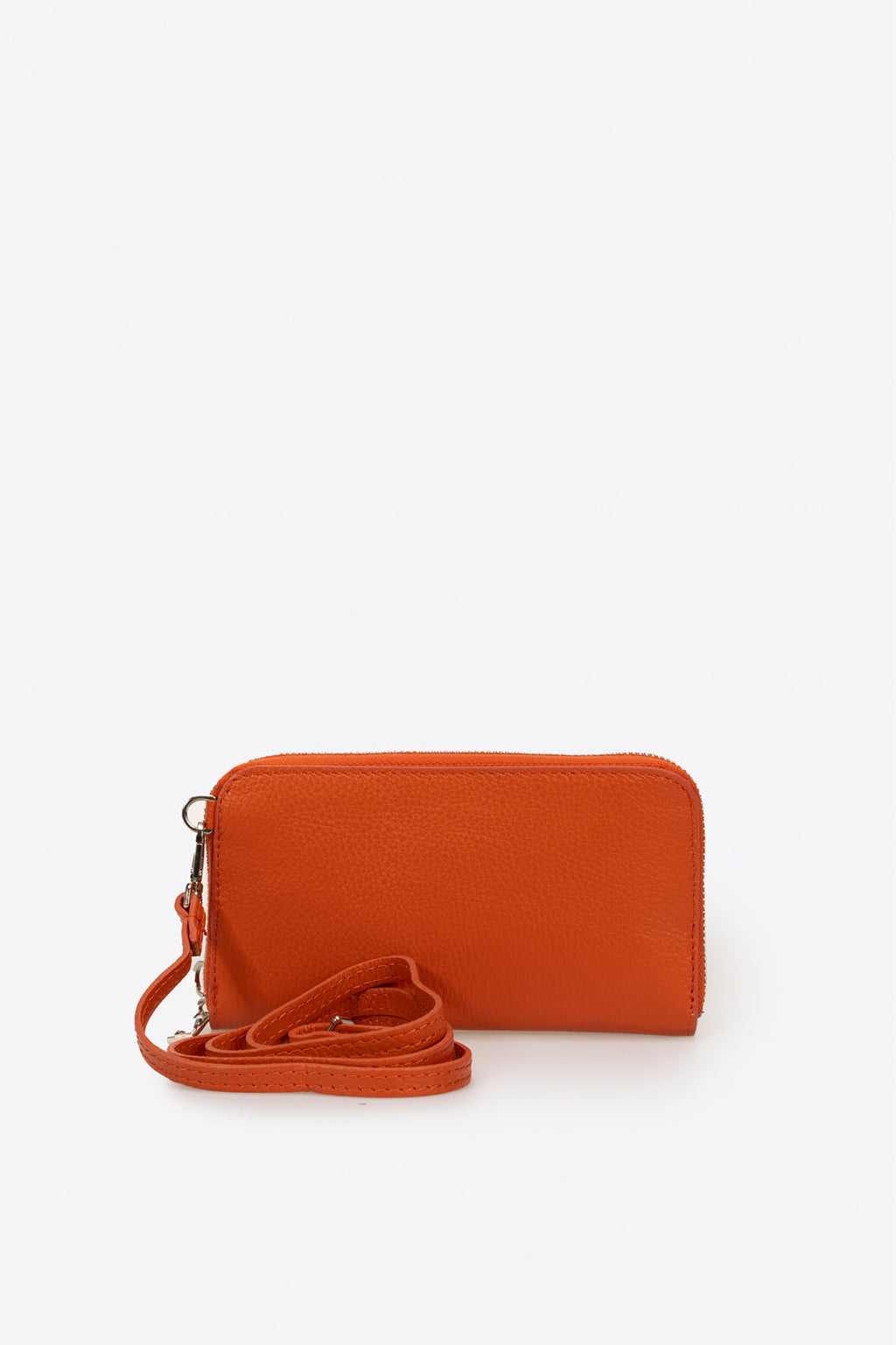 Sac bandoulière La Riviera - cuir, Made in Italy - Rouge