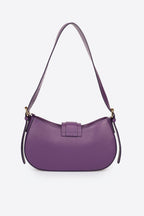 Sac à main L'Amalfitaine - cuir, Made in Italy - Violet