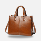 Sac cabas bandouliere cuir veritable - Format A4