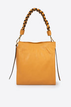 Sac à main La Salerne - cuir, Made in Italy - Cognac
