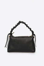 Sac à main La Génoise - cuir, Made in Italy - Noir