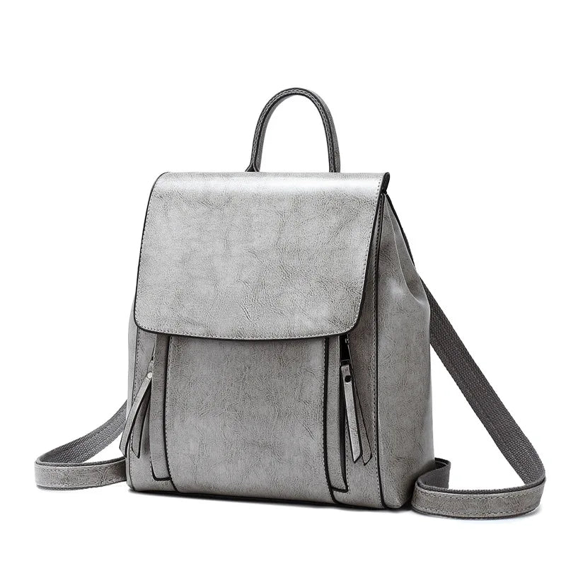 Sac a dos femme cuir veritable convertible bandouliere