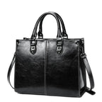 Sac cabas bandouliere cuir veritable - Format A4