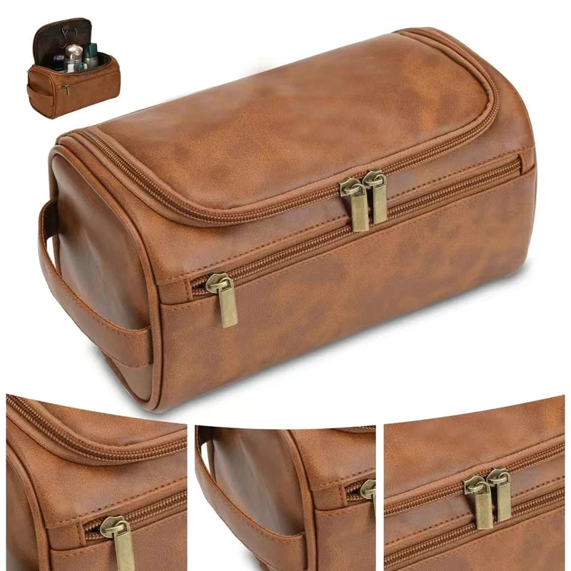 Trousse de toilette homme cuir - Kit Dopp
