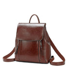 Sac a dos femme cuir veritable convertible bandouliere