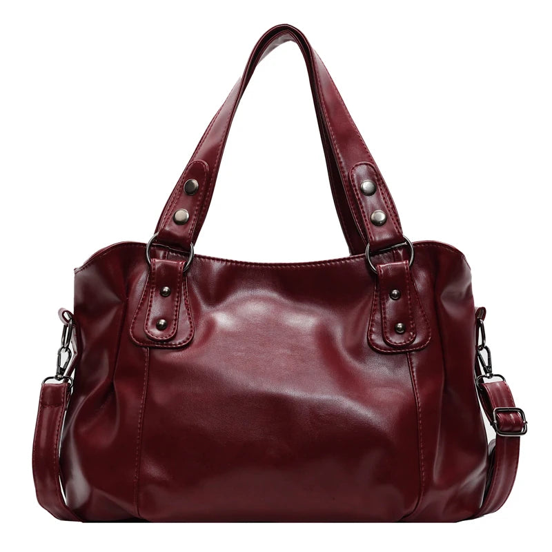 Sac épaule femme rétro simili cuir - vue 8