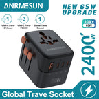 Adaptateur de voyage universel GaN 65W - 2 USB et 2 USB-C