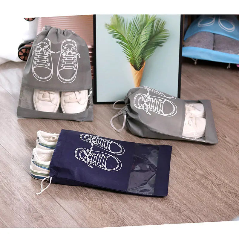 Sacs à chaussures de voyage (lot de 5) - Imperméables & Pliables