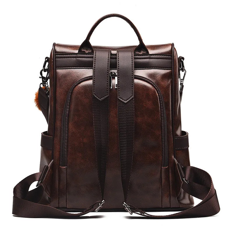 Sac a dos femme vintage - Cuir souple, esprit retro