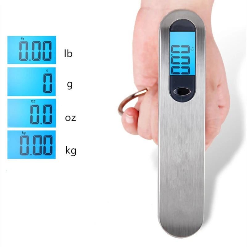 Pèse-bagage électronique 50 kg - écran LCD et unités de mesure
