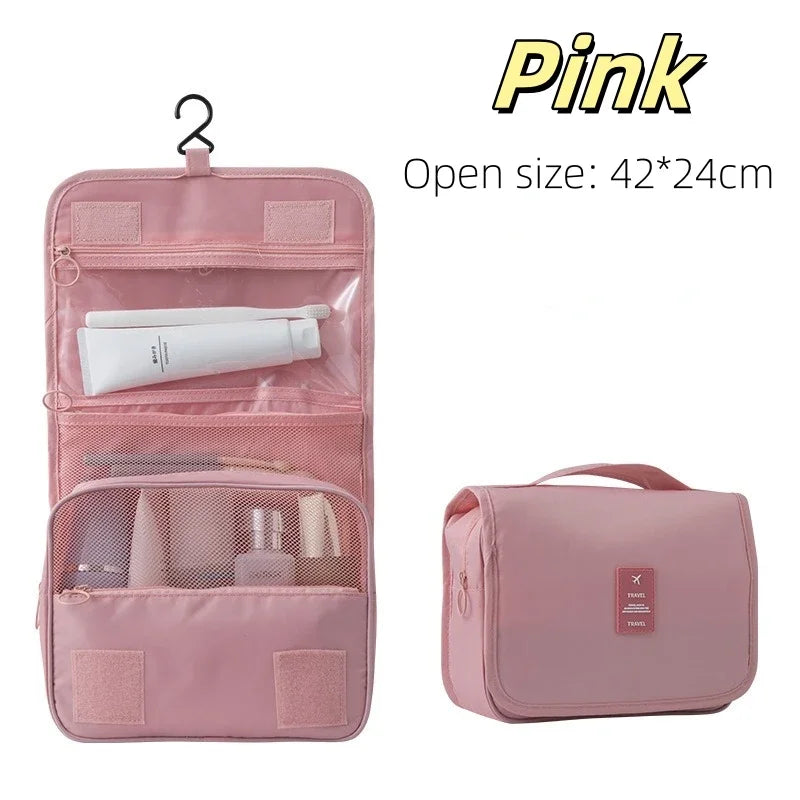 Trousse de toilette à suspendre - Rose