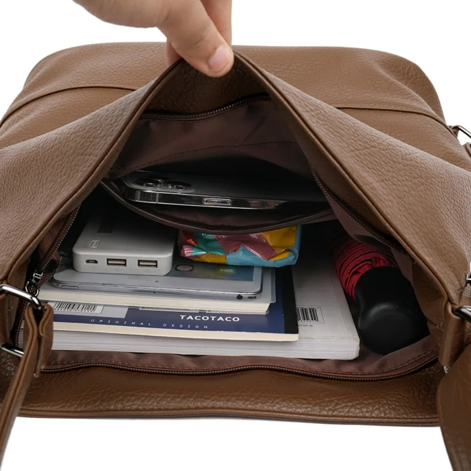 Sac a dos femme cuir grande capacite