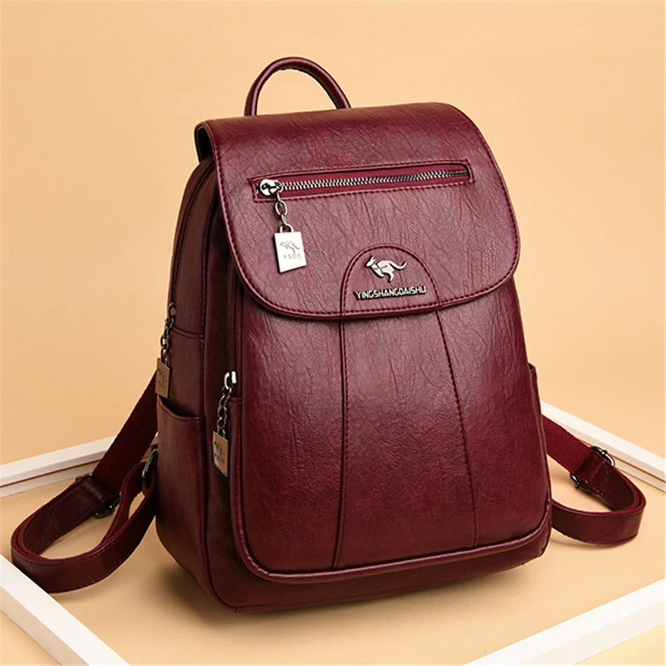 Sac a dos femme cuir premium - Doux et structure
