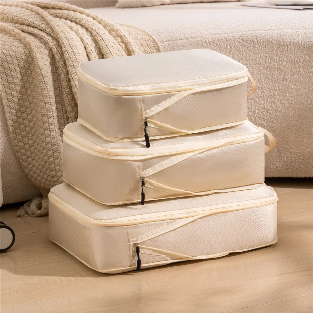 Set d'organisateurs de valise 3 pièces - Compressibles & Imperméables