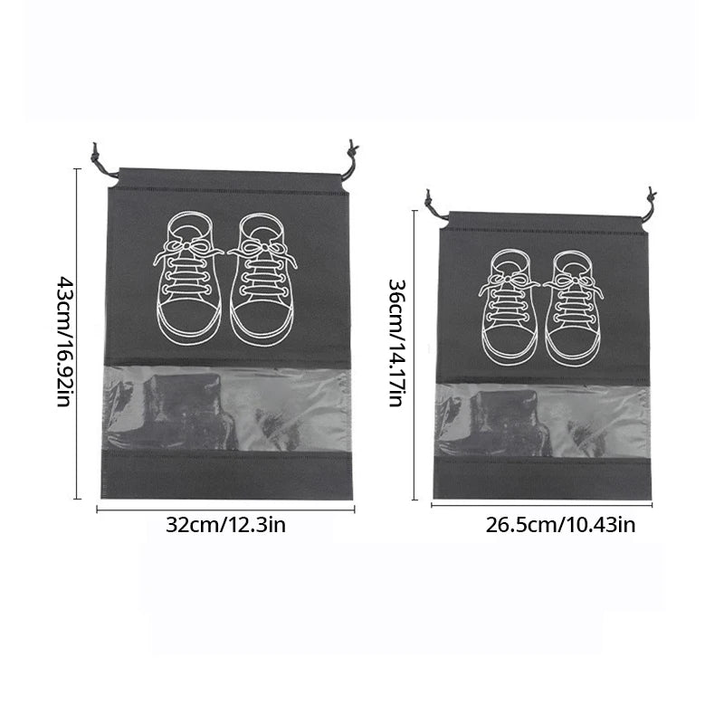 Sacs à chaussures de voyage (lot de 5) - Imperméables & Pliables