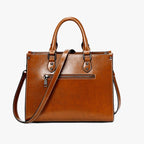 Sac cabas bandouliere cuir veritable - Format A4