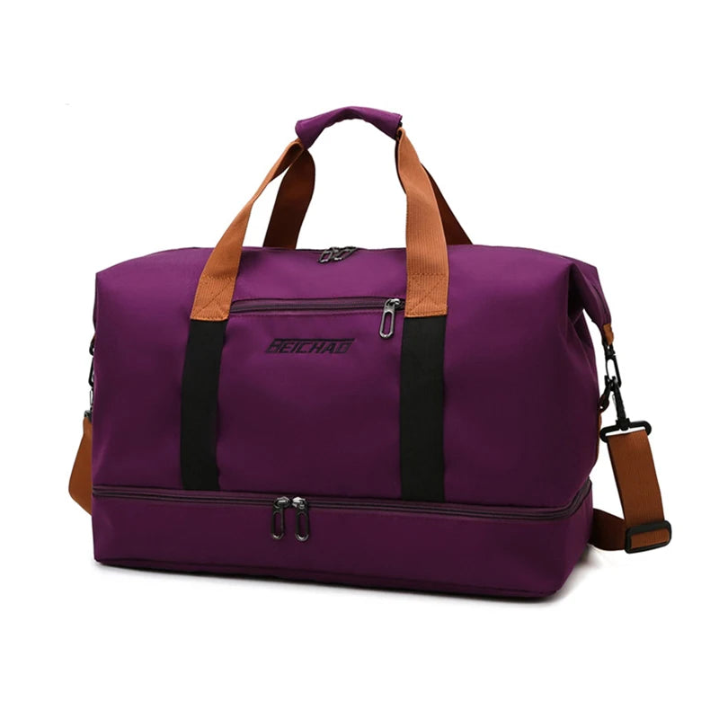 Sac de voyage week-end femme extensible - Format cabine & Sport