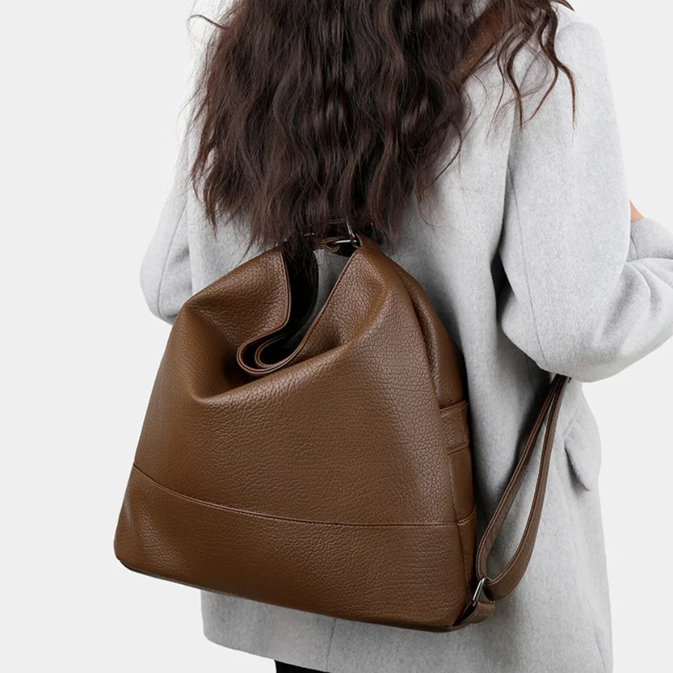 Sac a dos femme cuir grande capacite
