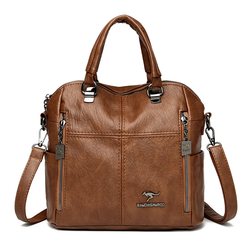 Sac à dos La Citadine - cuir souple