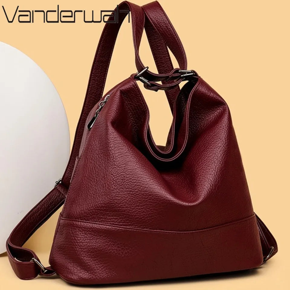 Sac a dos femme cuir grande capacite