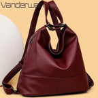Sac a dos femme cuir grande capacite
