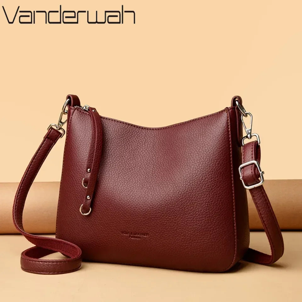 Sac bandouliere femme cuir souple - Porte epaule elegant