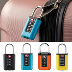 Cadenas TSA à code - sur une valise