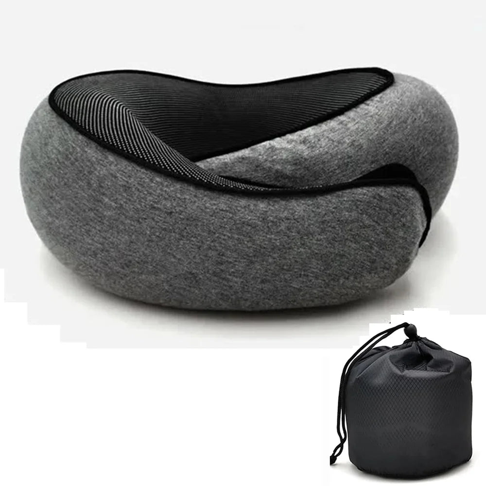 Coussin tour de cou mémoire de forme - Format compact