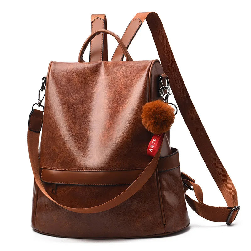 Sac a dos femme vintage - Cuir souple, esprit retro