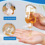 Flacons de voyage 100 ml (lot de 4) - bouchon à clapet, remplissage facile