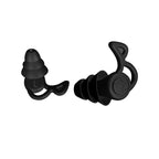 Bouchons d'oreilles silicone 3 couches - Noir, vue détaillée