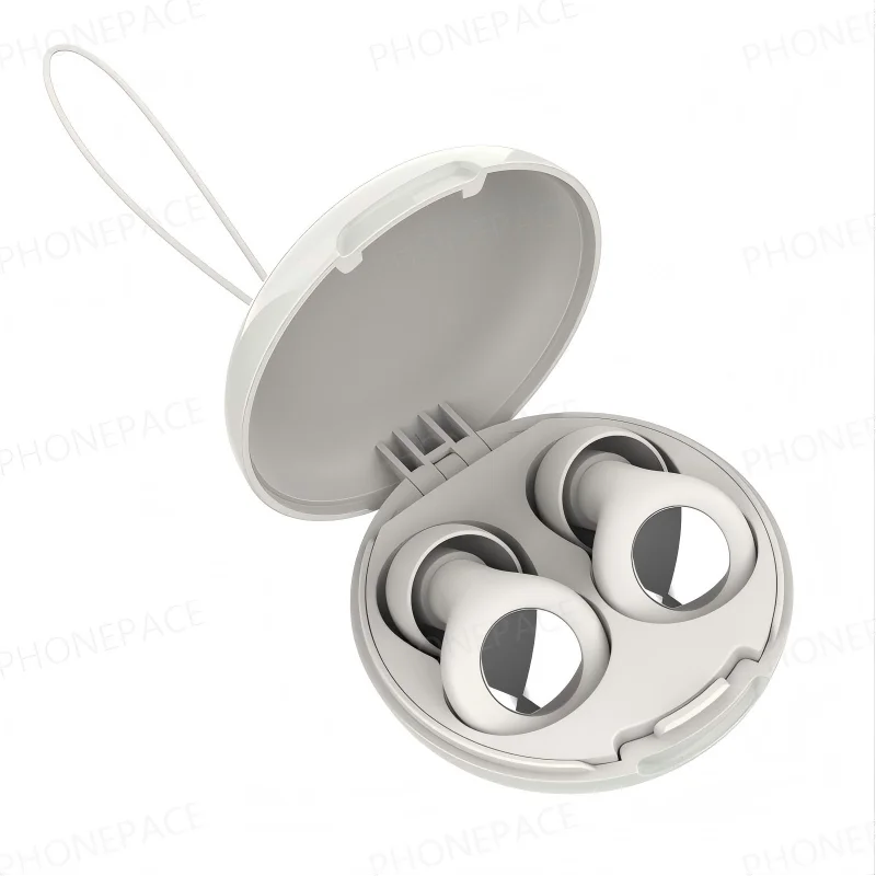Bouchons d'oreilles silicone malléable - Blanc