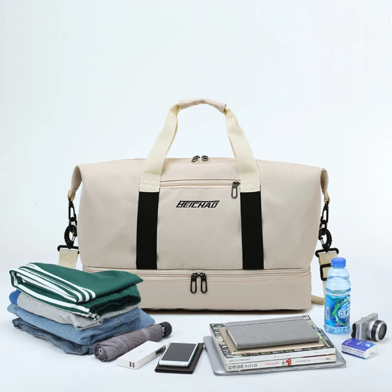 Sac de voyage week-end femme extensible - Format cabine & Sport