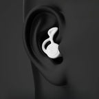 Bouchons d'oreilles silicone 3 couches - porté dans l'oreille