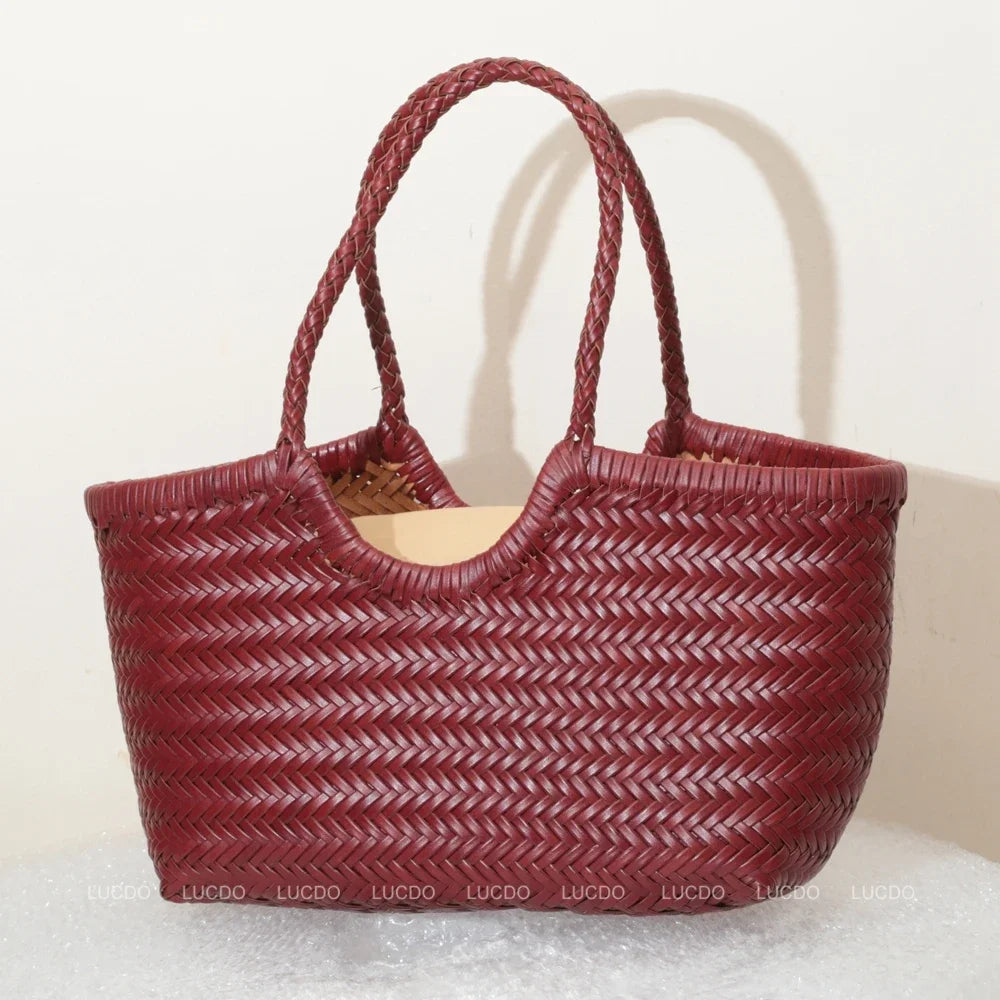 Sac cabas La Tressée - cuir artisanal