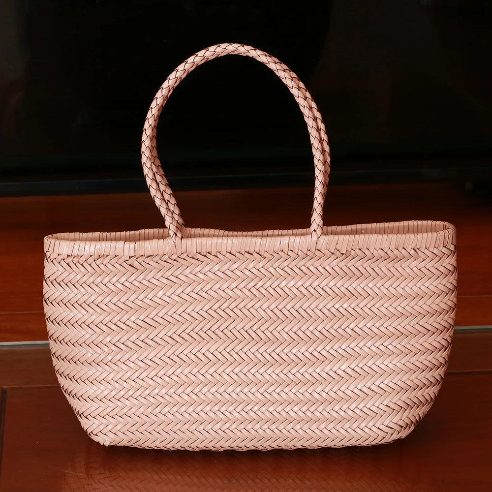 Sac cabas La Tressée - cuir artisanal