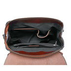 Sac a dos femme cuir veritable convertible bandouliere