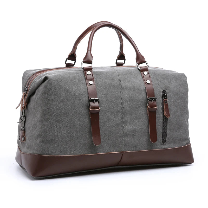 Sac de voyage L'Authentique - toile et cuir