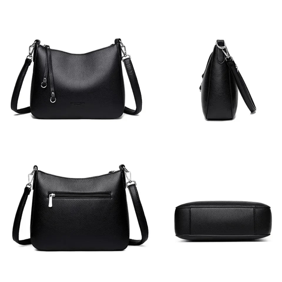 Sac bandouliere femme cuir souple - Porte epaule elegant