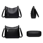 Sac bandouliere femme cuir souple - Porte epaule elegant