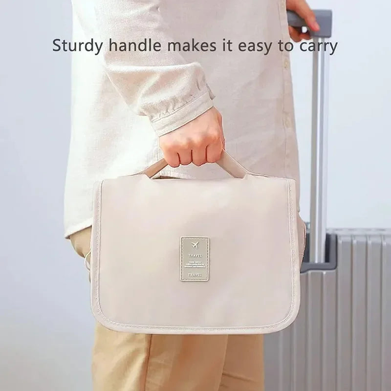 Trousse de toilette à suspendre - poignée de transport