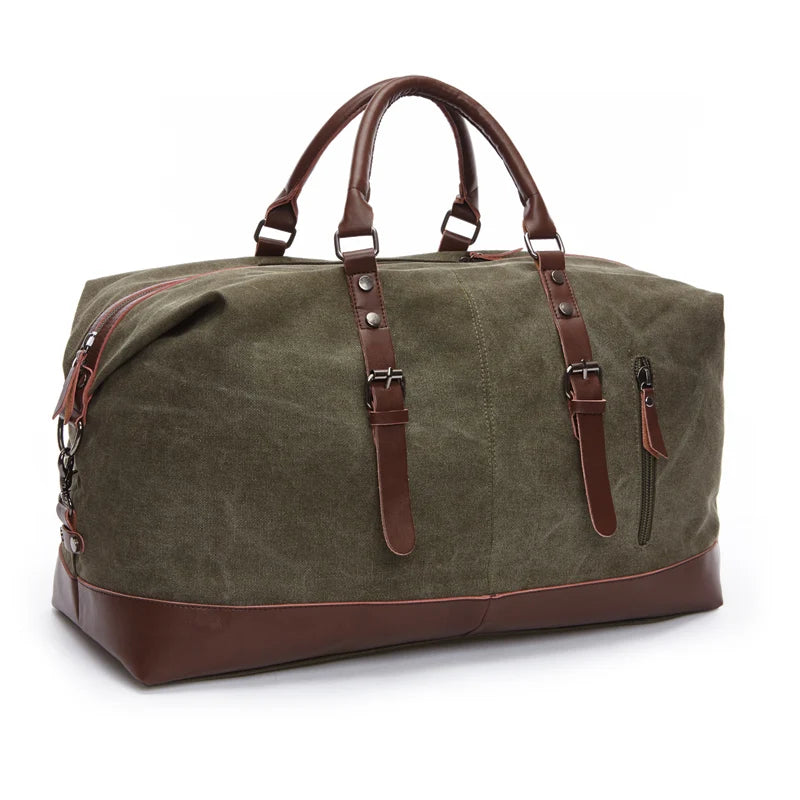Sac de voyage L'Authentique - toile et cuir