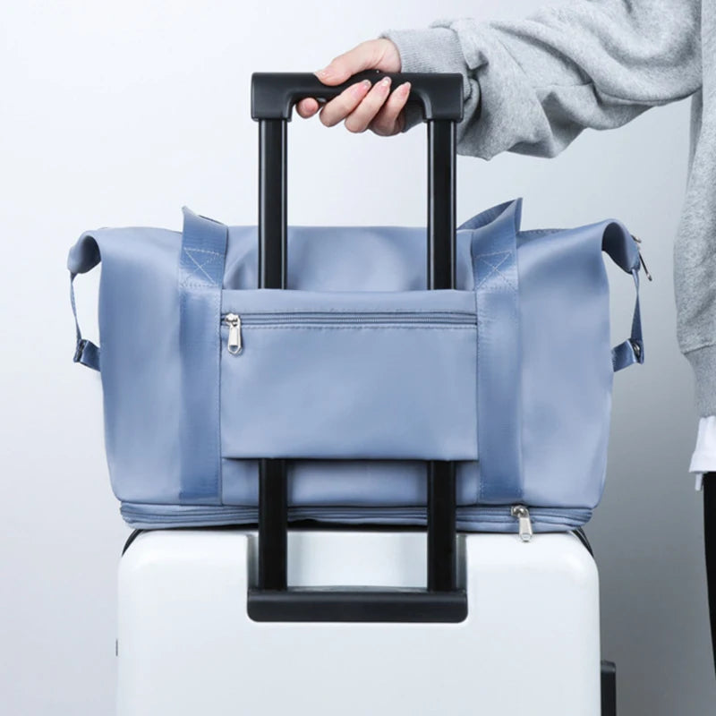 Sac de voyage extensible grande capacite - Poche chaussures