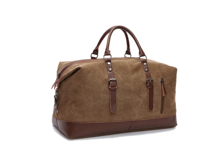Sac de voyage L'Authentique - toile et cuir