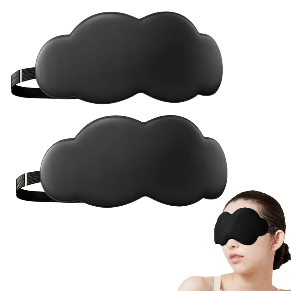 Masque de nuit 3D - modèle nuage, lot de 2